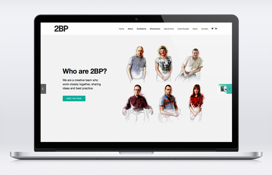 Website design for 2BP
