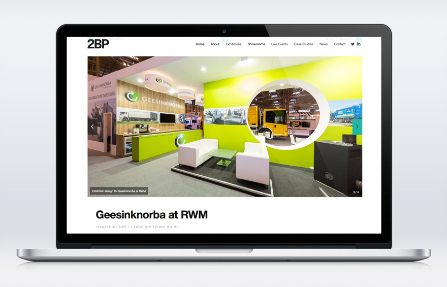 Website design for 2BP